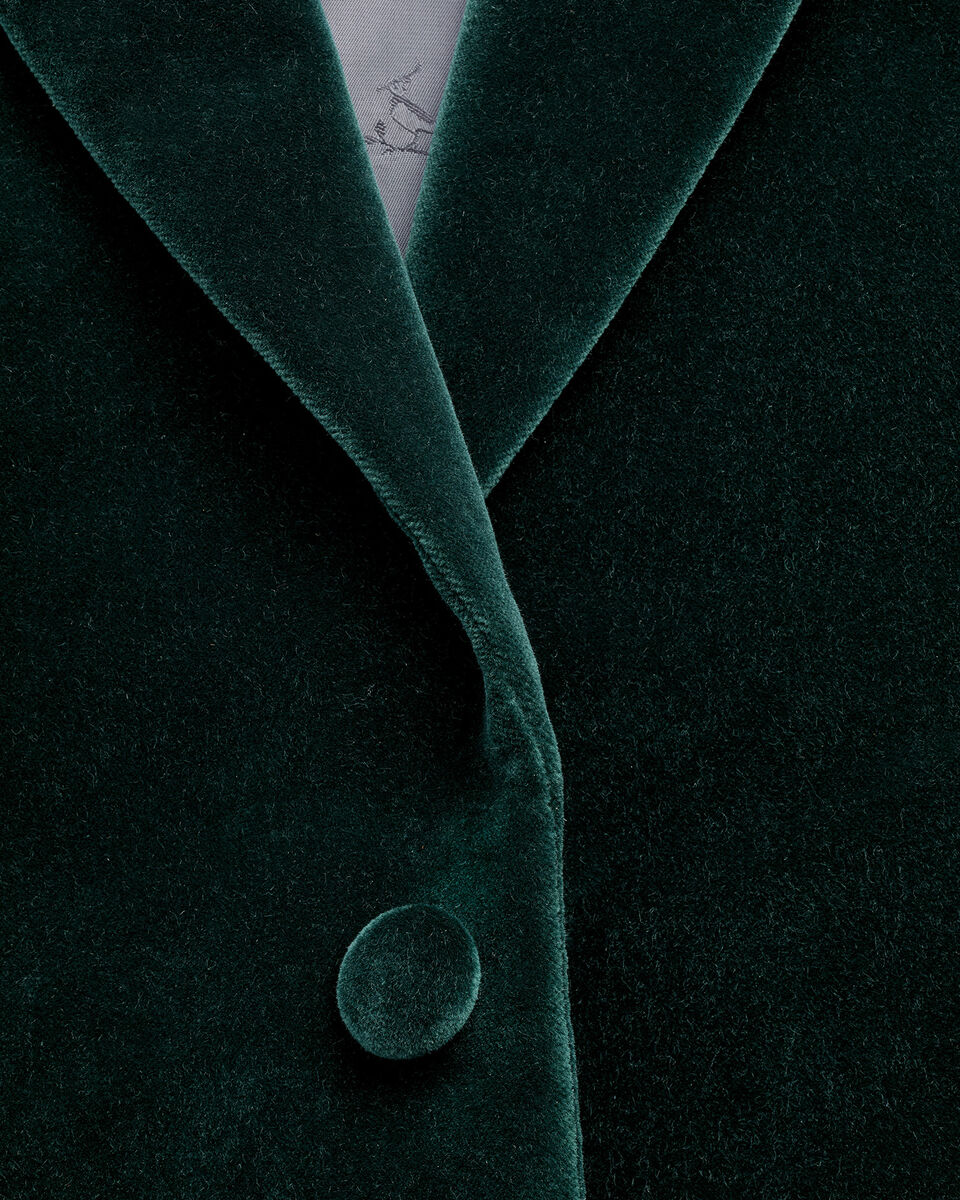Velvet Italian Jacket - Green