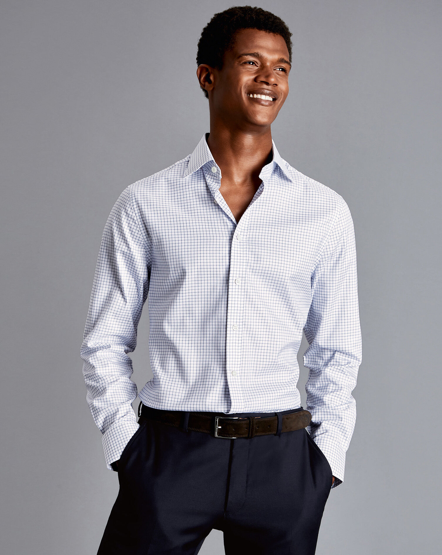 Semi-Cutaway Collar Egyptian Cotton 