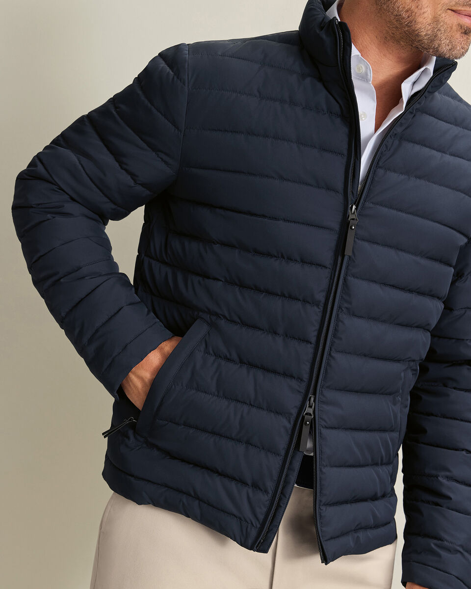 Lightweight Quilted Jacket - Navy