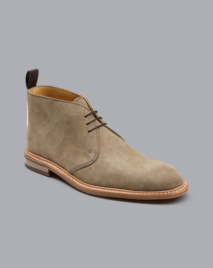 Suede Lightweight Boots - Taupe