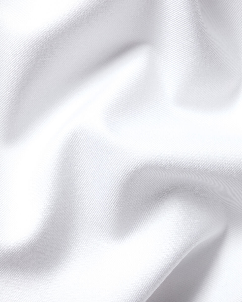 Non-Iron Twill Shirt - White