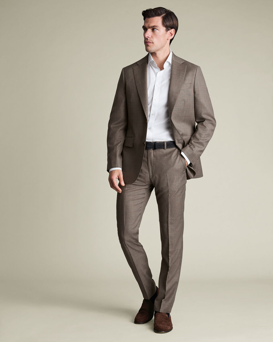 Italienisches Luxusanzug-Sakko&nbsp;- Taupe