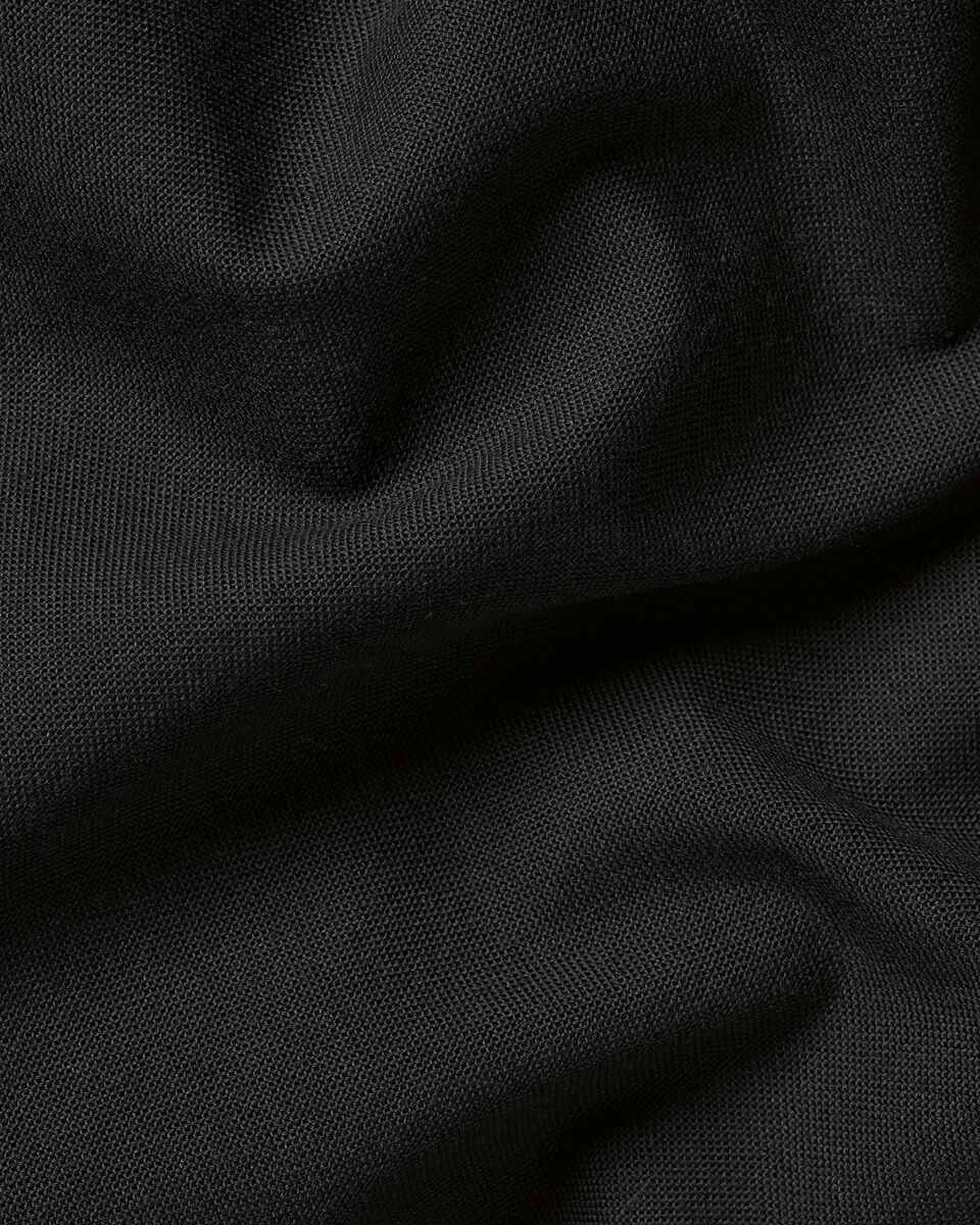 Stretch Washed Oxford Shirt - Black