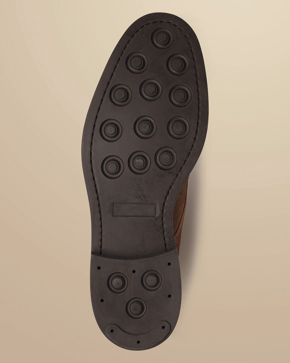 Suede Chukka Boots - Light Brown