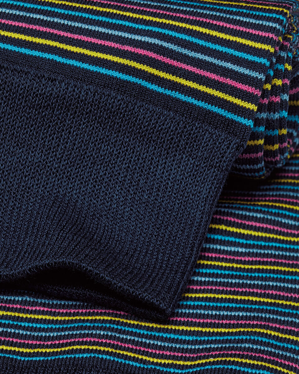 Fine Stripe Socks - Multi