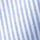 open page with product: Vorgewaschenes Oxfordhemd mit Button-down-Kragen und Streifen - Ozeanblau
