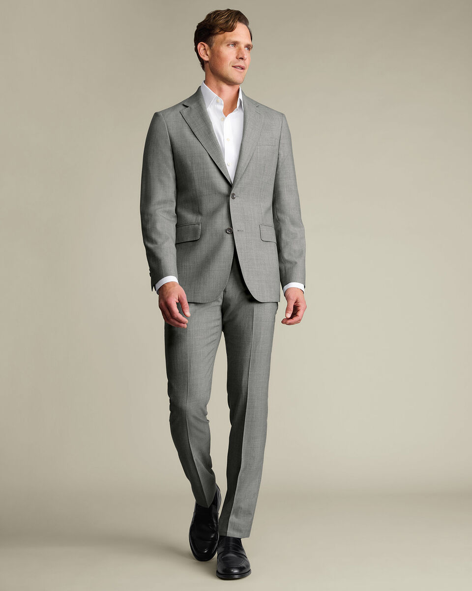 Ultimate Performance Sharkskin Suit Trousers &ndash; Grey