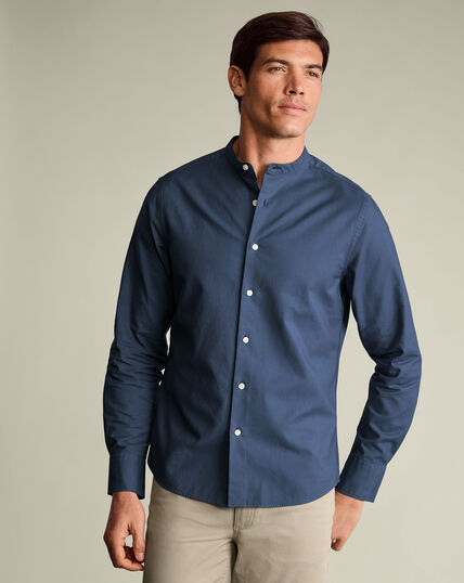 Men's Collarless Shirts | Formal & Smart Casual Shirts | Charles Tyrwhitt US