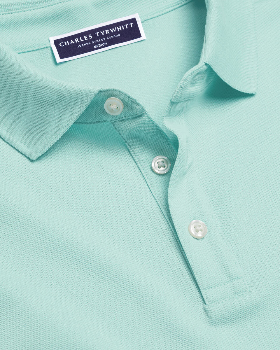 Polo en piqué Tyrwhitt - Vert menthe | Charles Tyrwhitt