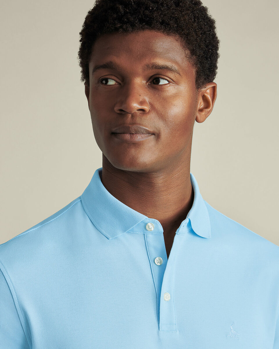 Pique Polo - Light Blue