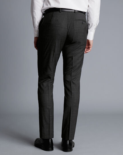 Texture Suit Pants - Grey