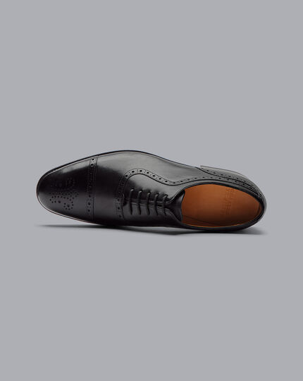 Oxford Brogue Shoes - Black