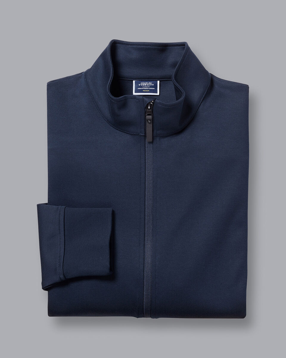 Performance Funnel Neck Jacket Navy Charles Tyrwhitt