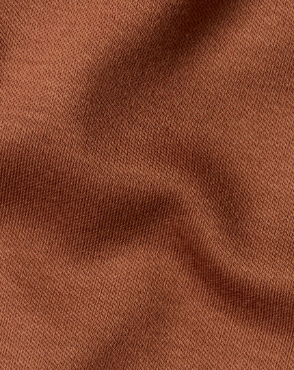 Smartes Jersey-Polo - Toffee