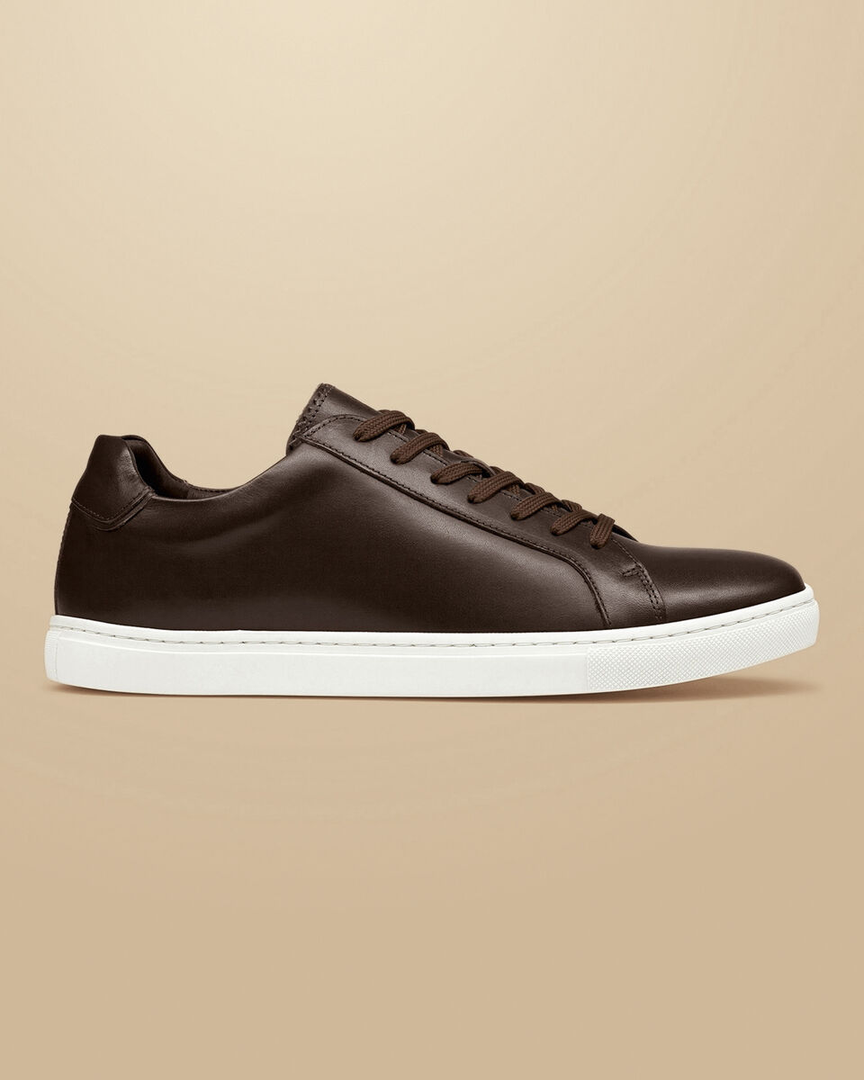 Leather Sneakers - Dark Chocolate 