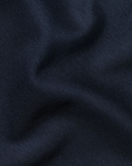 Polo aus gekämmter Baumwolle - Tiefblau