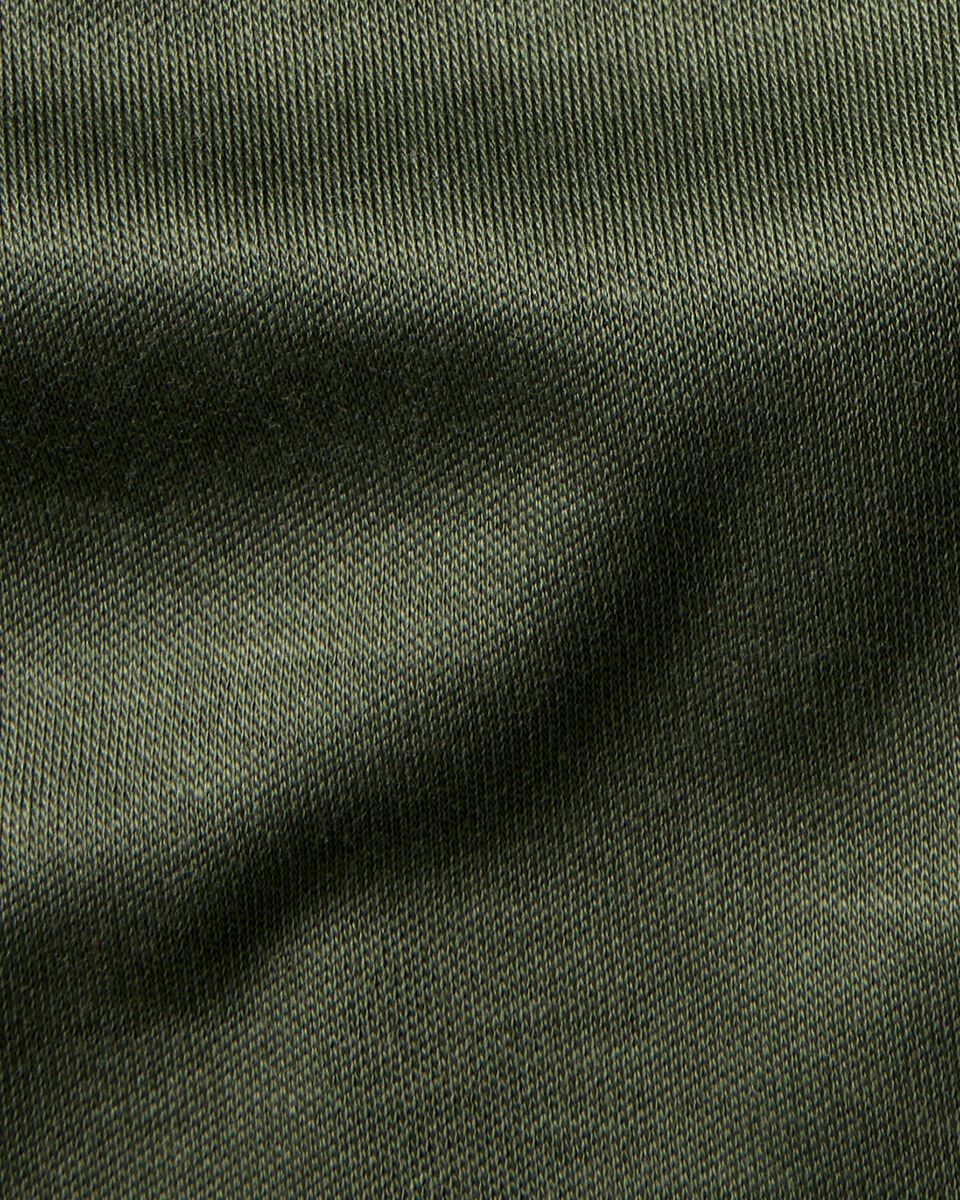 Smart Long Sleeve Jersey Polo - Olive Green | Charles Tyrwhitt