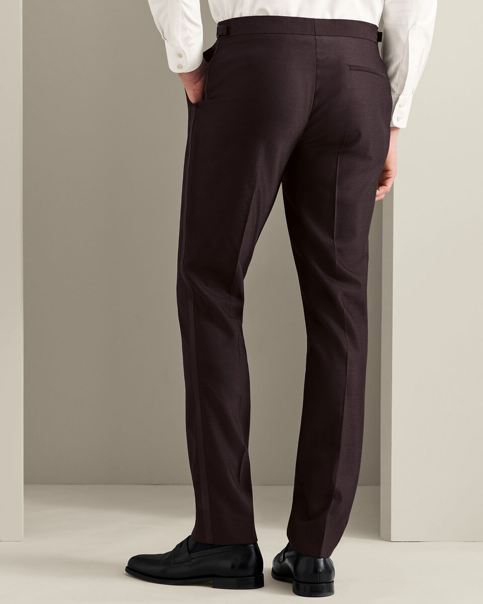 Dinner Suit Trousers - Chocolate Brown