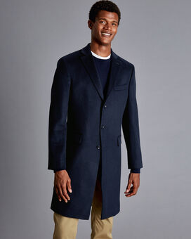 wool cashmere long coat