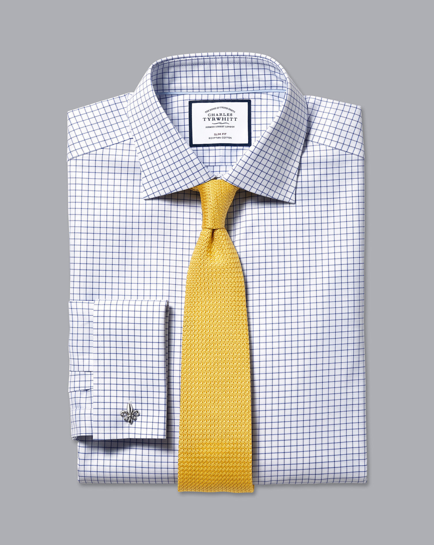 Semi-Cutaway Collar Egyptian Cotton 