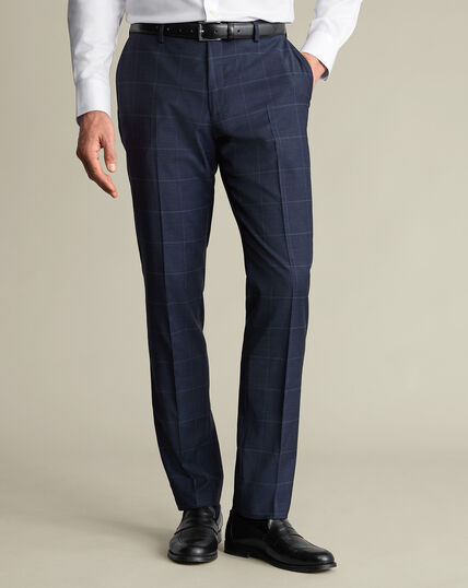 dark blue dress princess Azure Semi-Wide Leg Wool Marbella Dress Pant by Tiglio Lux – Italian Suit  Outlet main image 0