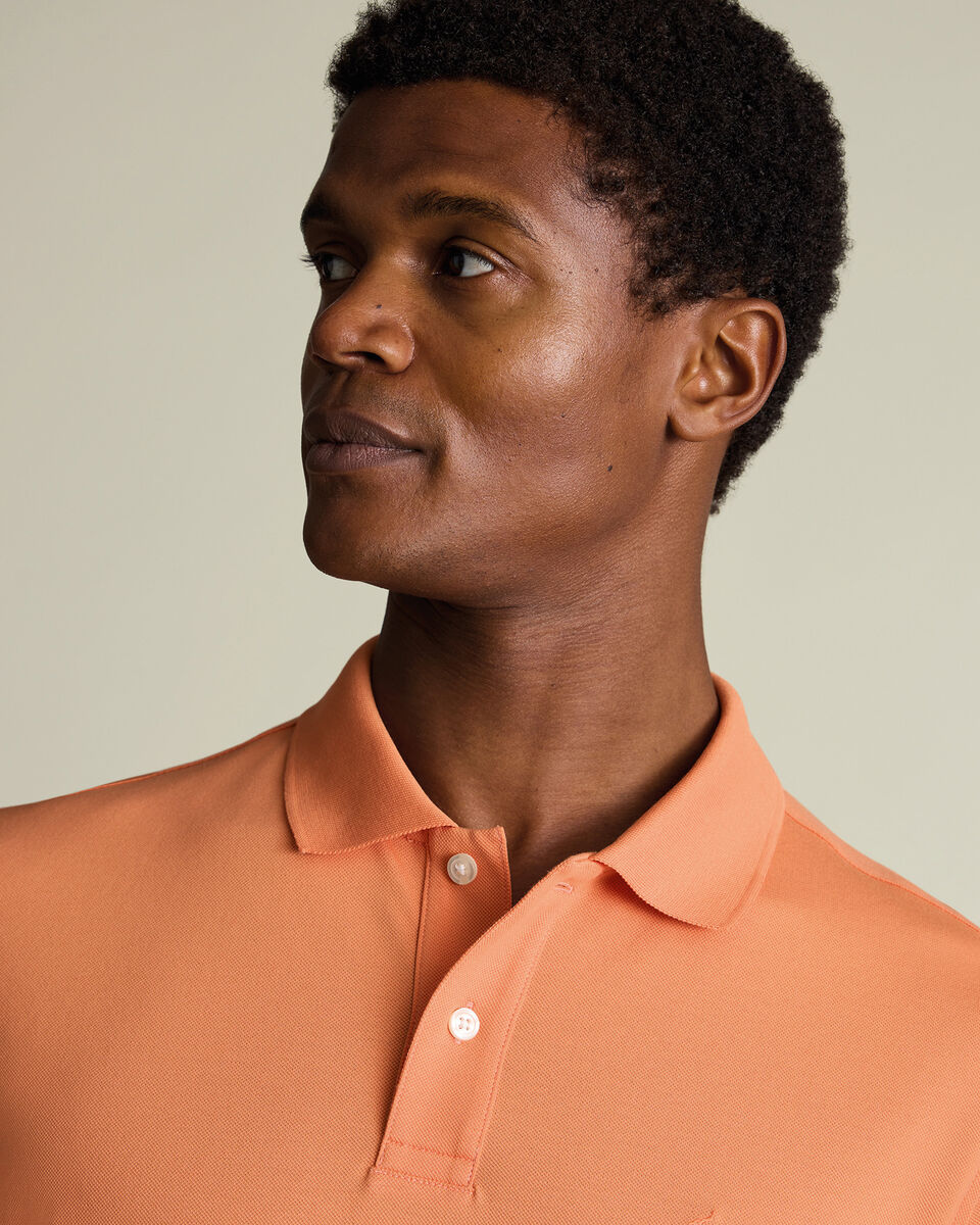 Pique Polo - Orange