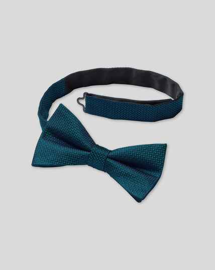 Silk Ready-Tied Bow Tie - Teal
