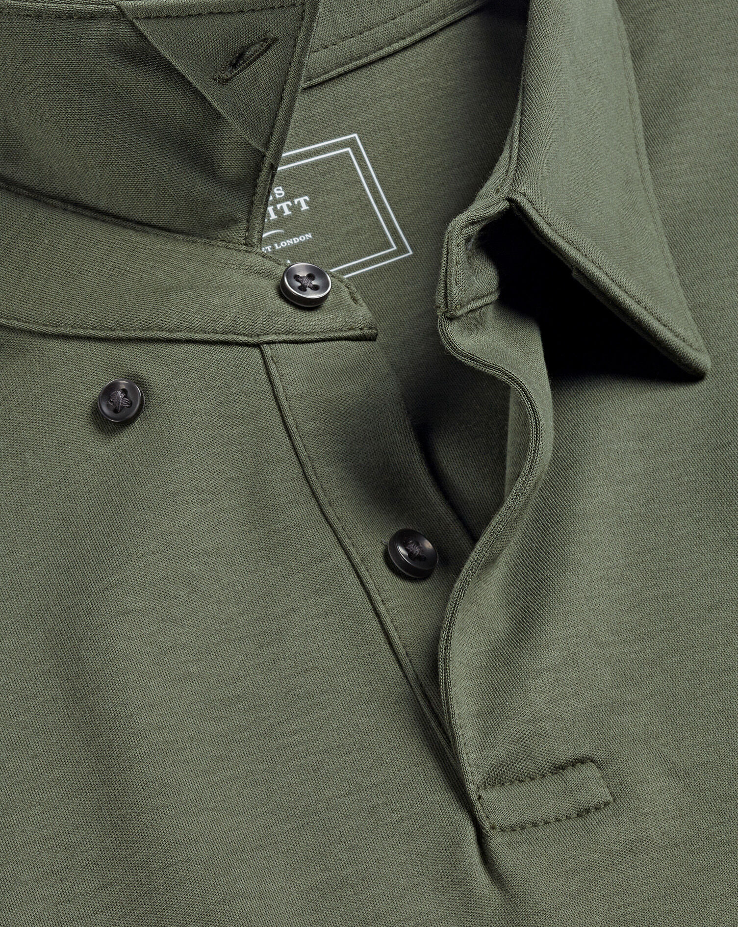 Smart Jersey Polo - Olive Green