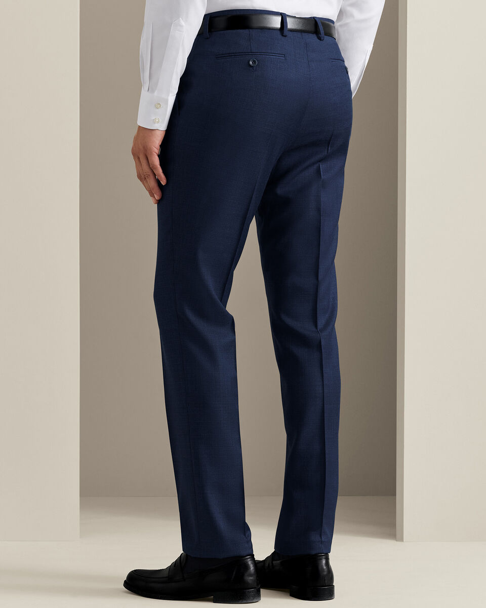 Italian Luxury Suit Trousers - Indigo