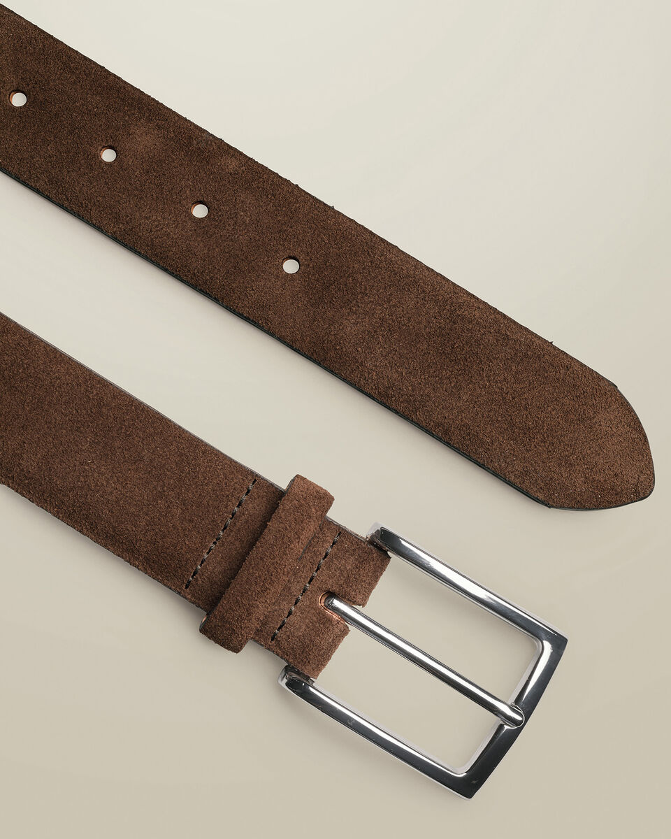 Suede Belt - Brown