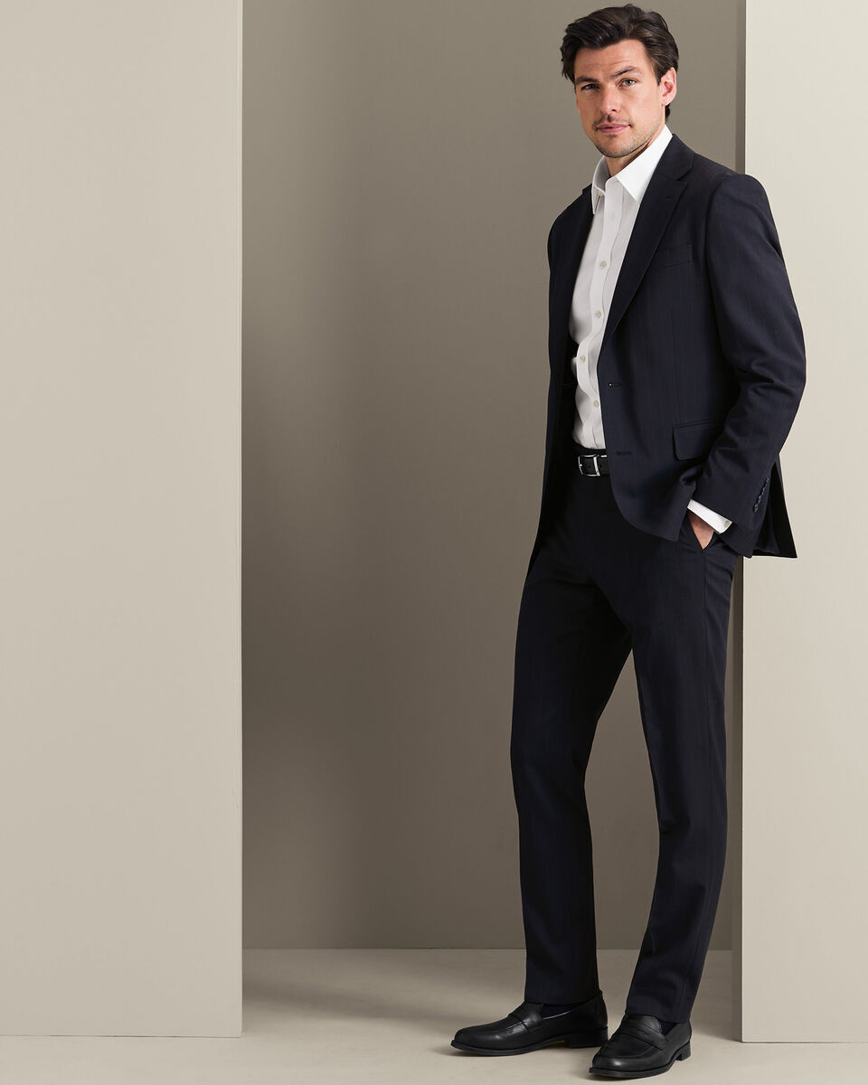 Stripe Suit - Dark Navy
