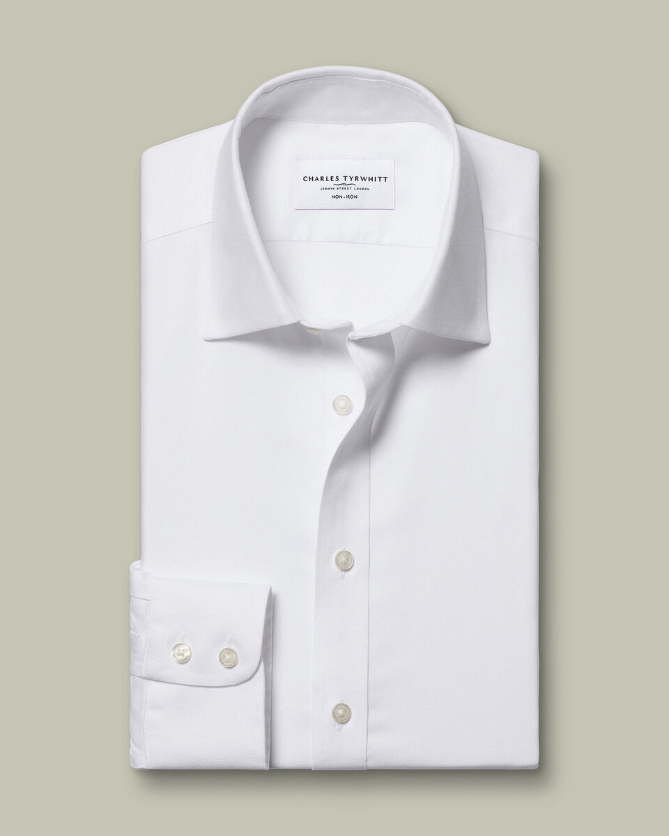 Non-Iron Royal Oxford Shirt - White