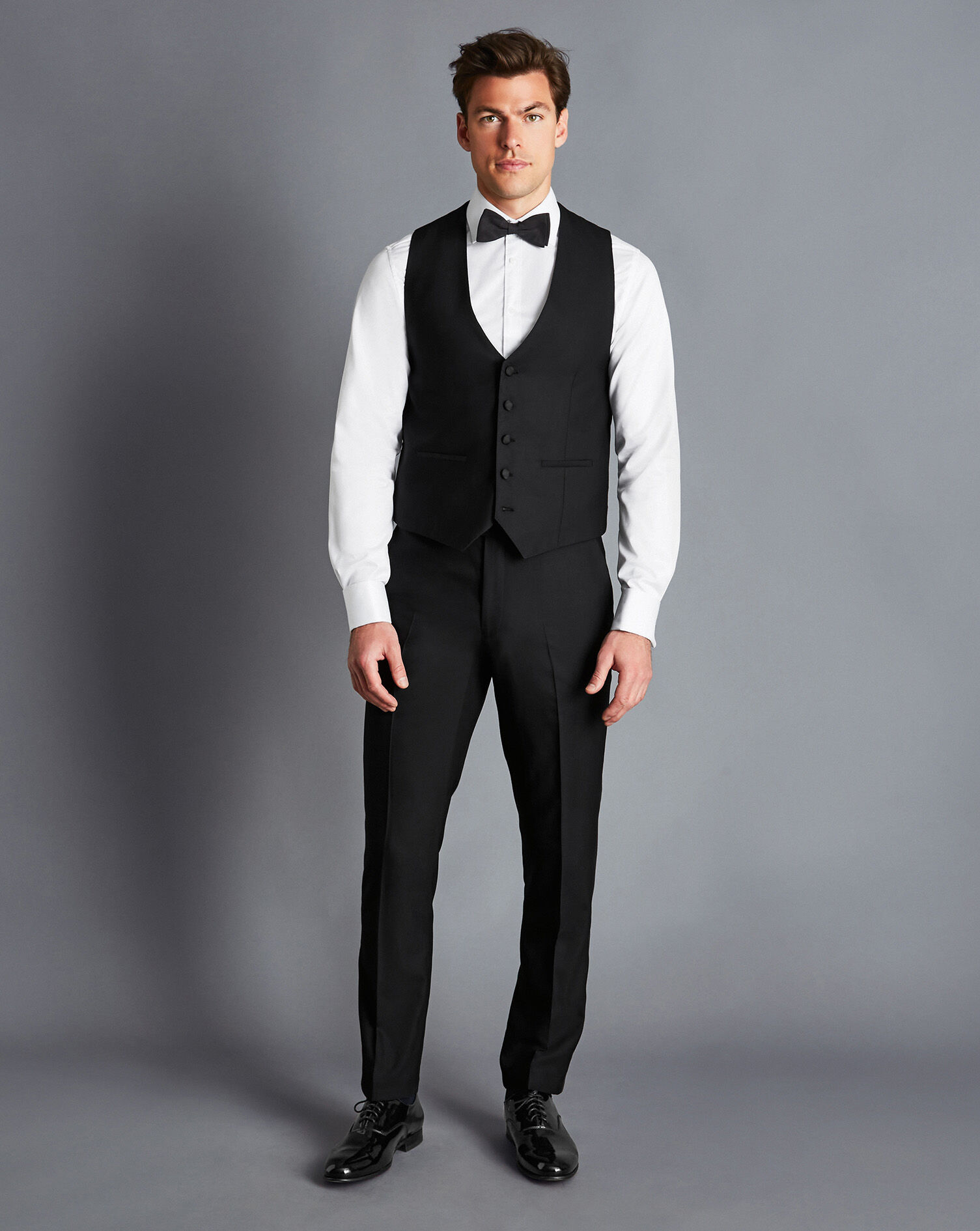Dinner Suit Trousers  Black  Charles Tyrwhitt