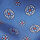 open page with product: Medallion Silk Pocket Square - Cobalt Blue