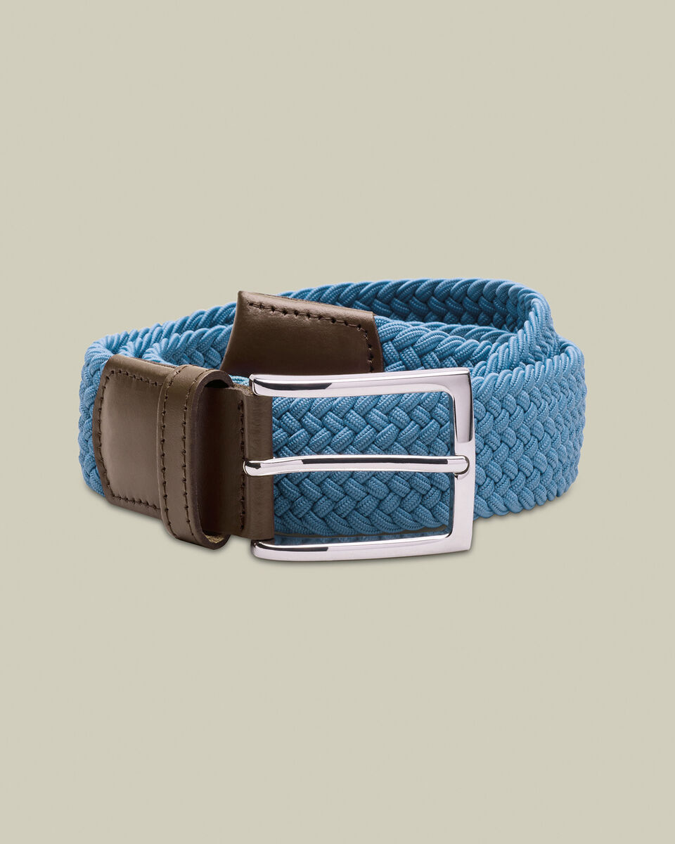 Casual Stretch Belt - Indigo Blue