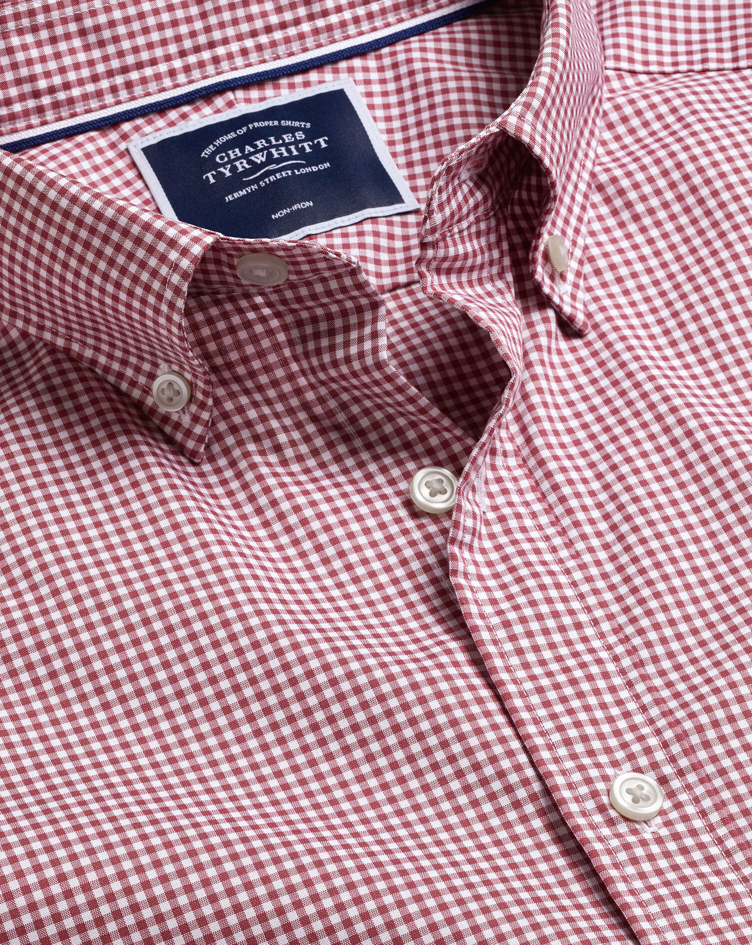 Button-Down Collar Non-Iron Stretch 