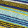open page with product: Multi Stripe Socks - Petrol Blue & Lemon