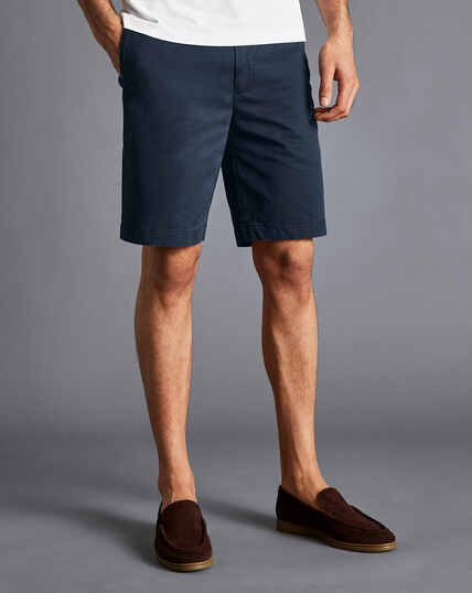 Shorts aus Baumwolle - Tintenblau