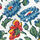 open page with product: Cravate en Tissu Liberty en Coton à Motif Floral - Rouge