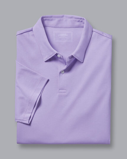 Smart Jersey Polo - Lilac Purple