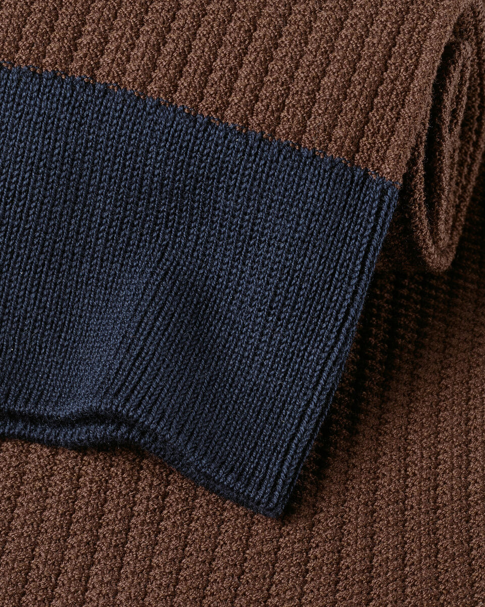 Cotton Textured Socks - Camel