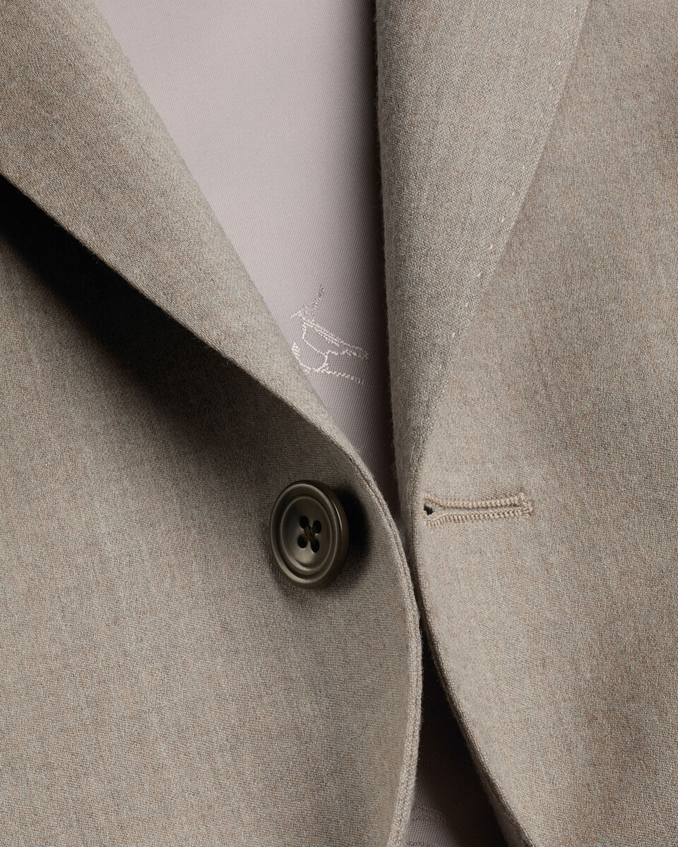 Italienischer Luxus-Flanellanzug - Taupe
