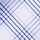 open page with product: Spread Collar Non-Iron Poplin Multi Check Shirt - Cobalt Blue
