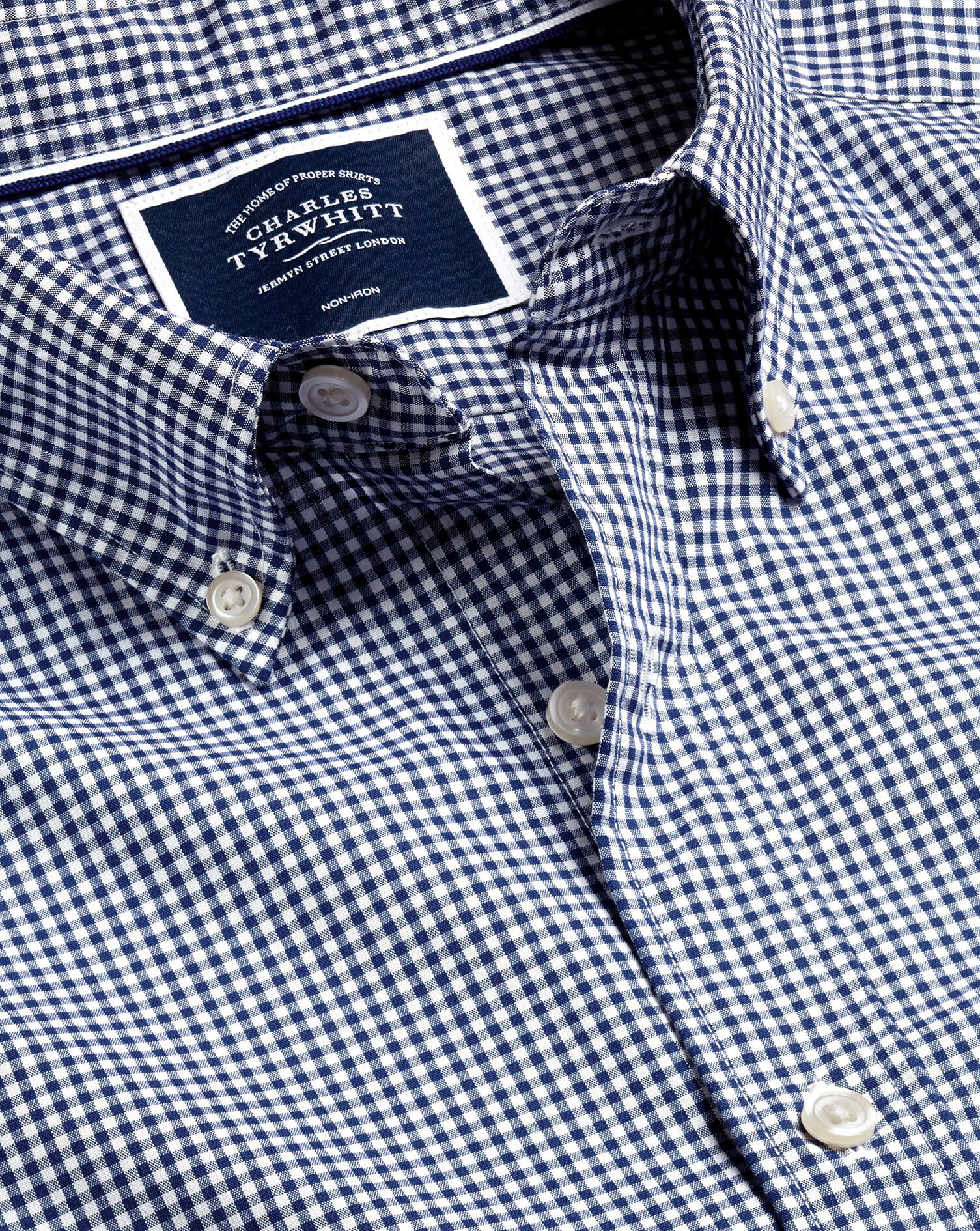 Button-Down Collar Non-Iron Stretch 