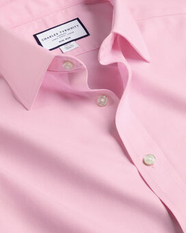 Non-Iron Twill Shirt - Pink