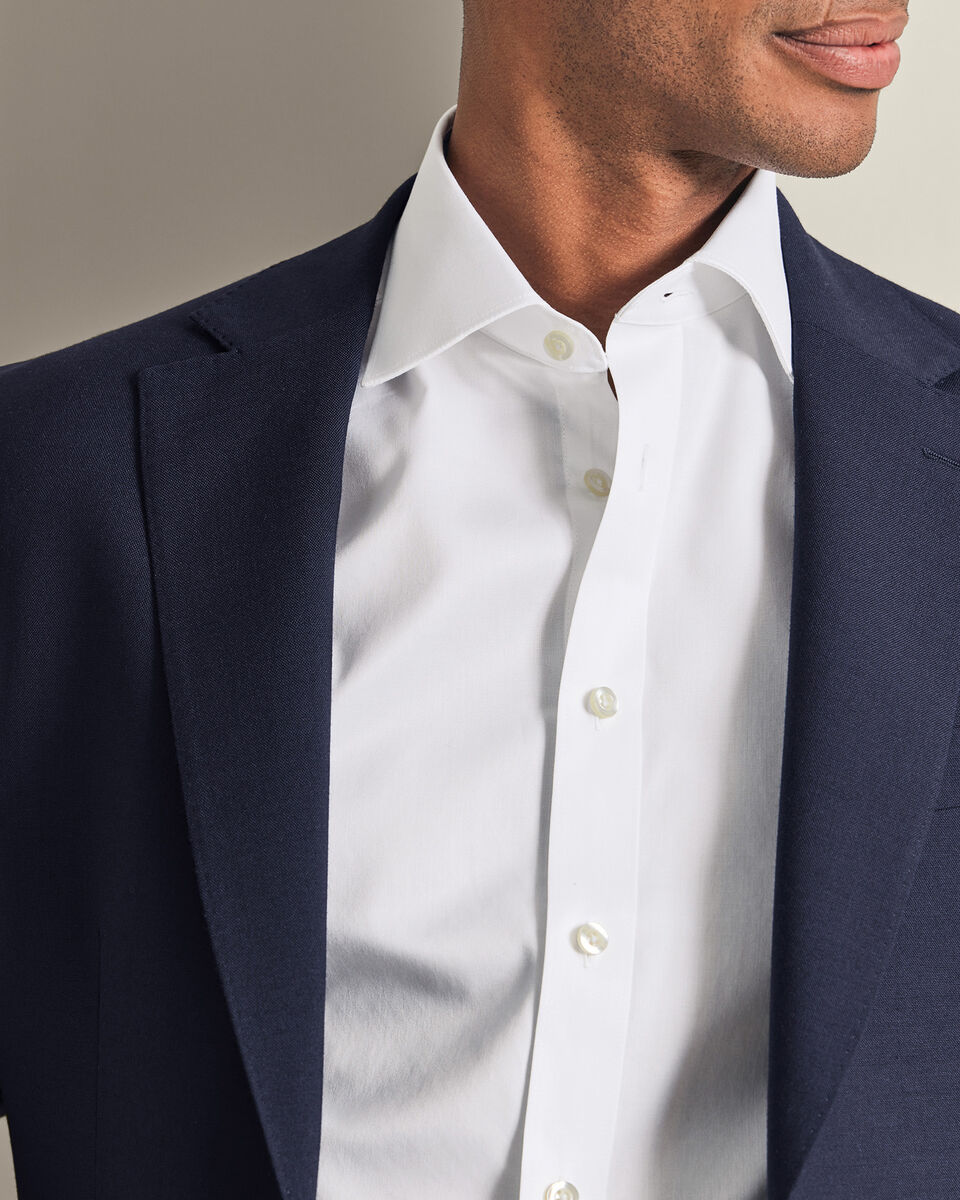 Luxury Twill Shirt - White&nbsp;