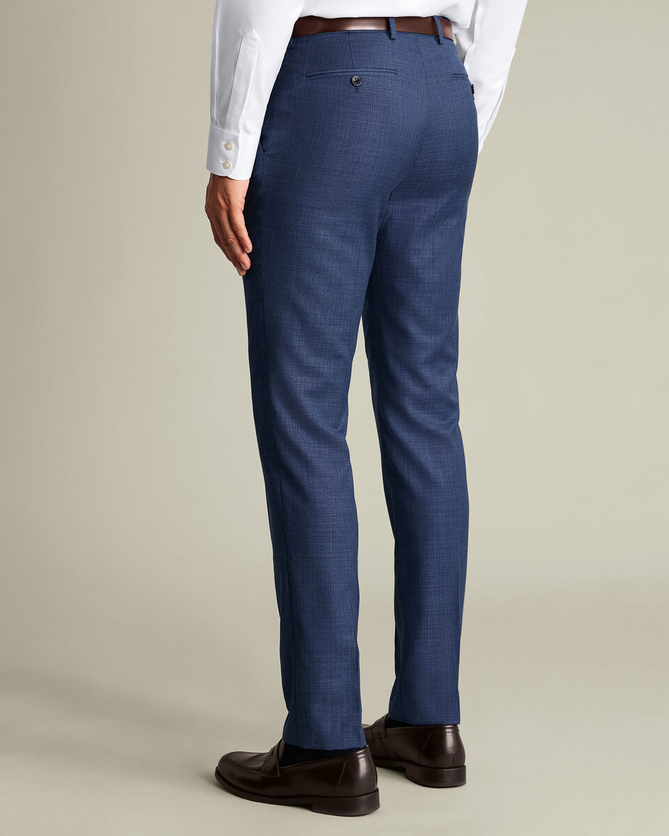 Italian Luxury Suit Trousers &ndash; Ink Blue