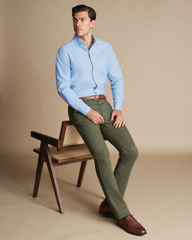 Ultimate Non-Iron Chinos - Light Green
