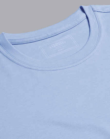 Cotton Tyrwhitt T-Shirt - Sky Blue