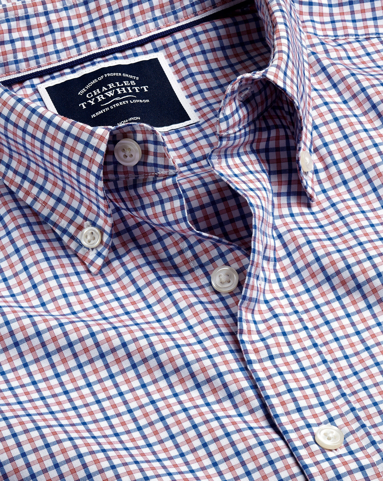 Button-Down Collar Non-Iron Stretch 